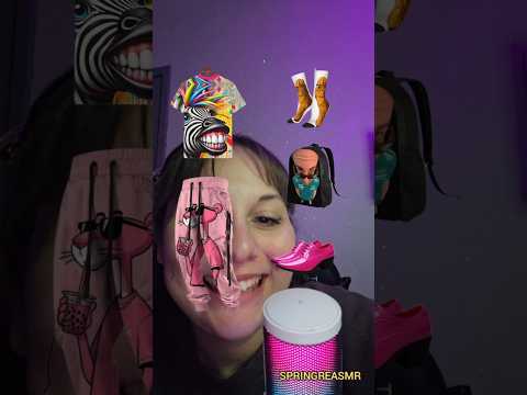 ASMR | Montando o look bizarro 😁❤️ #shorts