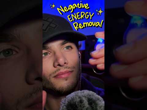 ASMR - Quick FULL negative energy removal 💙 #shorts