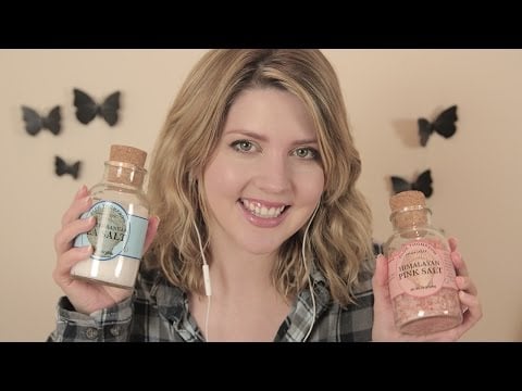 ASMR | Healing Bath Salt Recipe for Relaxation & Tingles