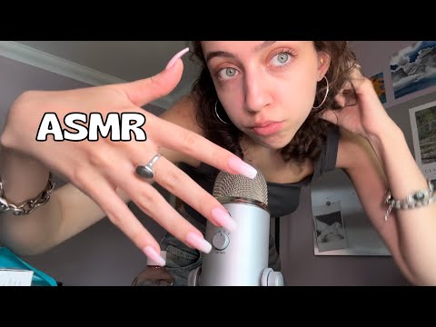 ASMR testing fake nails for the FIRST TIME (lots of random tapping and scratching)