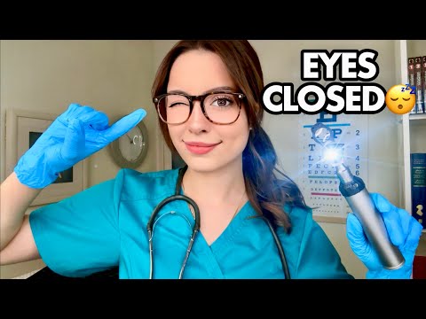 ASMR Cranial Nerve Exam but EYES CLOSED 👀 Doctor ASMR for Sleep ❤️ Follow my Instructions