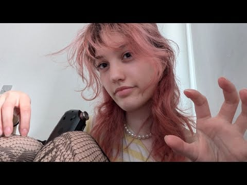 fishnet scratching + yapping ASMR