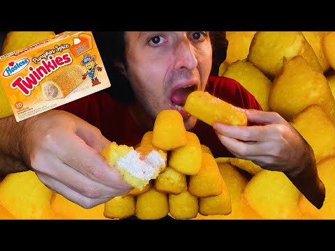 PUMPKIN SPICE TWINKIE FEAST * LIMITED HALLOWEEN EDITION * ASMR NO TALKING | NOMNOMSAMMIEBOY