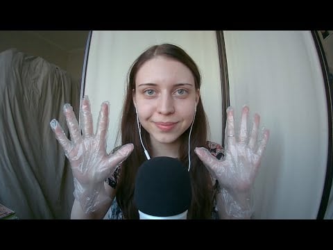 ASMR| Mic scratching with gloves| Скретчинг в перчатках😄
