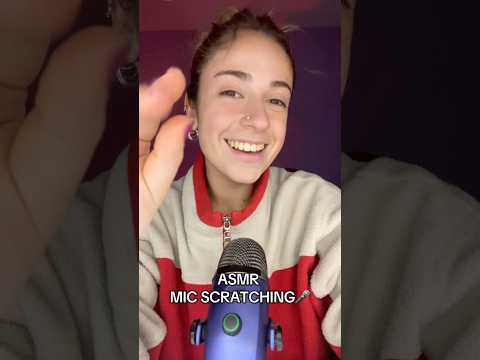 ASMR MIC SCRATCHING 🎤💞 #asmr #relax #visualtingle #tingles #dormir