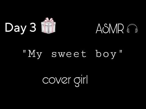 [F4M] gf cuddles you [sleep aid][asmr gf][12 Days of Cover Girl]