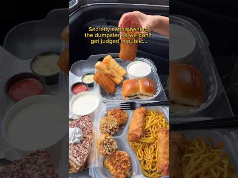 SECRETLY EATING IN THE CAR... #shorts #viral #mukbang