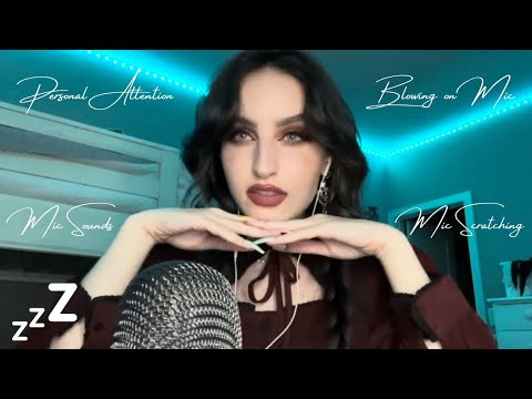 Beebee ASMR Blowing on Mic Compilation | Personal Attention, Mouth Sounds, Mic Scratching, Up Close