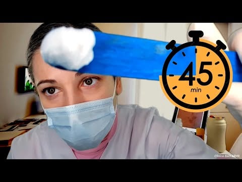 Clínica ASMR | 45 ' de Tratamiento Facial | Roleplay médico | Susurrosdelsurr