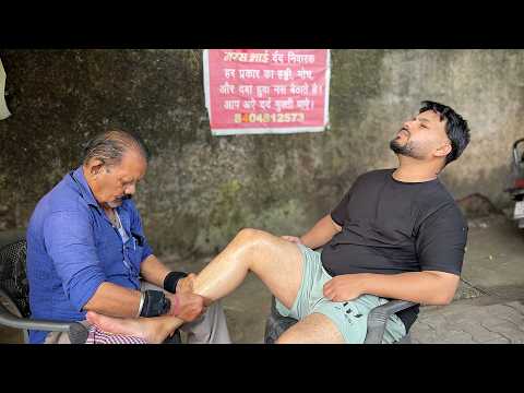 Narsa Baba AMAZING Foot Massage | Ancient Indian Therapy For INSTANT Pain Relief | ASMR Gautam