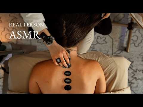 ASMR Gentle Massage and Hair Brushing | Tending Your Inner Zen Garden 🪨
