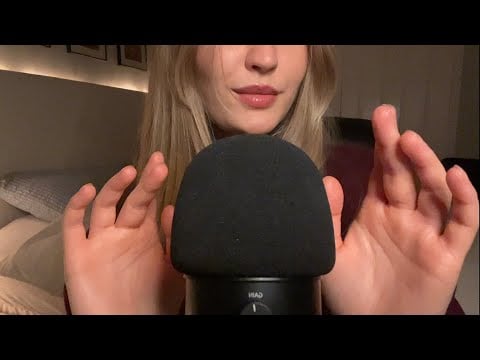 Asmr | Hand sounds, natural nail tapping, mic scratches, and mouth sounds