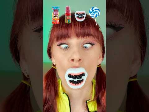 ASMR Eating Only Lollipops 🍭 #shorts #mukbang