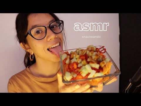 ASMR comiendo un snack loco :p