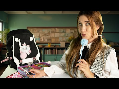 AMIGA DE CLASE te hace ASMR - roleplay - asmr para dormir | ASMR Español | Asmr with Sasha