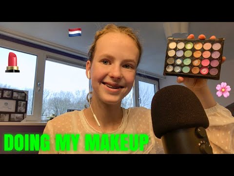 ASMR~mijn makeup doen voor mijn feestje 🥂