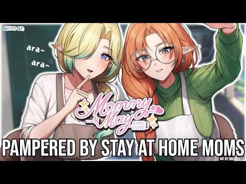 3DIO ASMR | Mommy May: Pampered by Stay at Home Moms ft. @CeruFoxhound 💚🩵💚