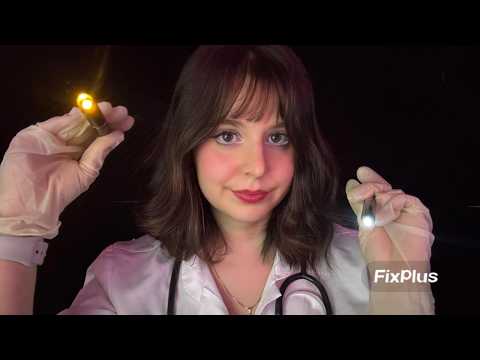 ASMR | exame dos nervos cranianos rápido e agressivo (voz suave)