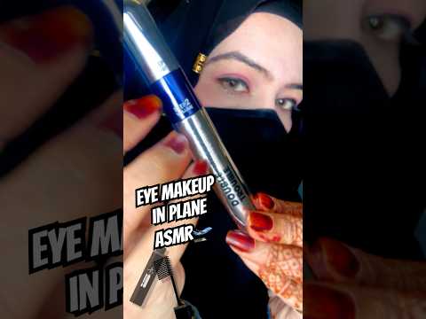🛫Eyemakeup in Aeroplane ASMR #makeup #eyemakeup