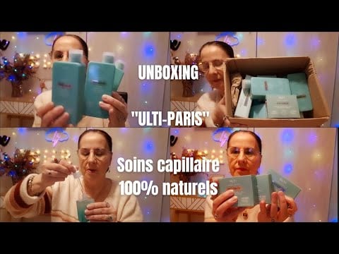 Unboxing, avec la marque de soins capillaire, 100% naturels   "ULTI PARIS " 1ère partie