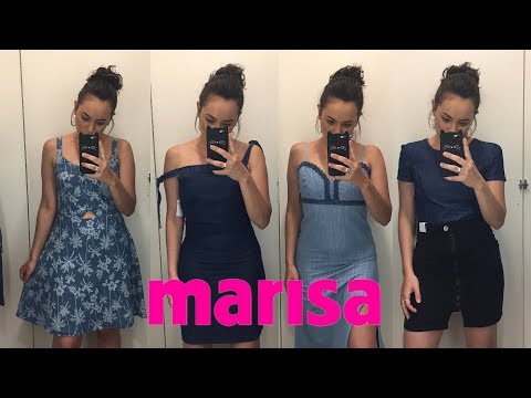 LOOKS NO PROVADOR DA MARISA | PEÇAS DENIM 2018 #4