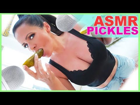 ASMR Eating Pickles Very Big, Juicy, Crunchy, and Salty