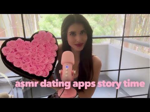 ASMR gum chew dating apps rambling story time💐🥀