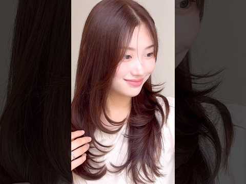 #헤어스타일 #추천 #레이어드컷 #레이어드c컬펌 오늘 머리하고왔어요!!! #アイドル 🩵🩵🩵🩵