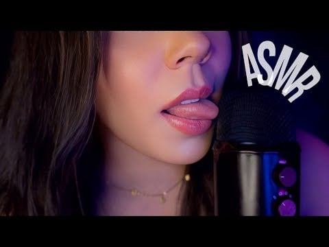 ASMR 1 HORA SONS DE BOCA COM A LÍNGUA RÁPIDOS
