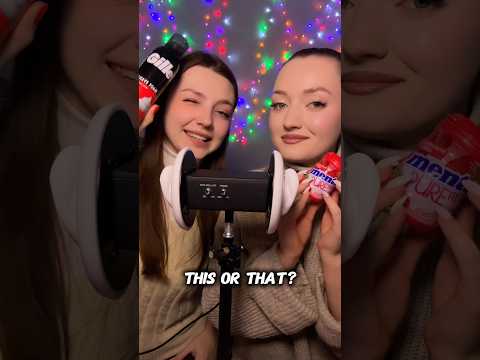 This or that? #asmr #asmrsounds #asmrrelax #asmrsleep #relax #tingles #asmrvideo #relaxingvideos