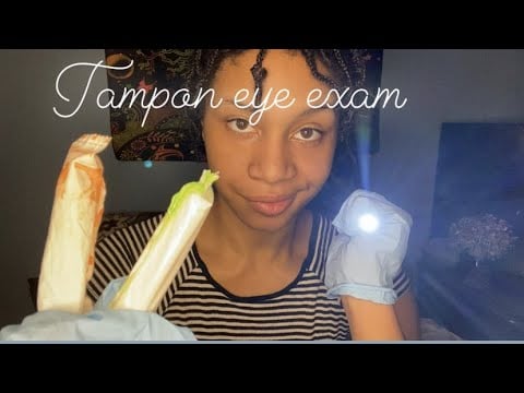 ASMR - Eye Check with Tampons (Kyle)