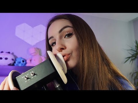 ASMR SOFT BREATHING SOUNDS & EAR KISSES SOUNDS