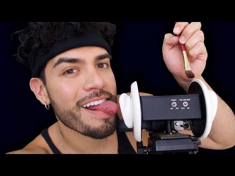 ASMR ear licks & intense deep ear tingles