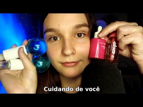 ASMR CUIDANDO DE VOCÊ (cuido da sua pele e cabelos)
