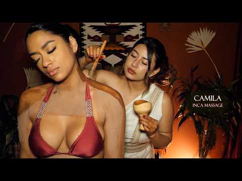 CAMILA ASMR 🤎🔆 INCA MASSAGE - Ecuatorian Traditional Massage