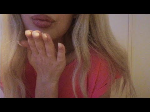 ASMR I Soft Kisses, Lip Smacking, w/ Comforting Words & Hand Movements