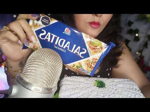ASMR Comiendo galletas saladitas y chismecito