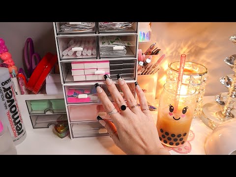 ASMR | Tapping Around My Nail Desk 💅🏼 (lofi)