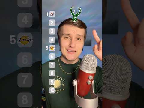RANKING NBA TEAMS THIS SEASON (ASMR) #shorts #nba #asmr