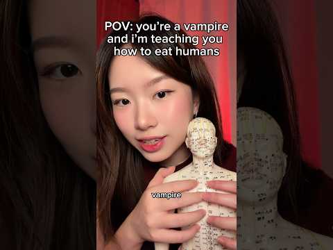 teaching you how to eat humans #asmr