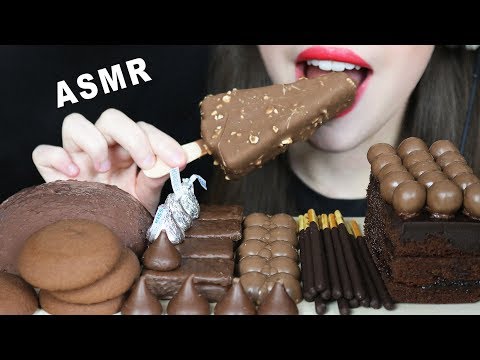 ASMR MALTESERS CAKE, CHOCOLATE BARS, POCKY, TOBLERONE ICE CREAM (EATING SOUNDS) No Talking