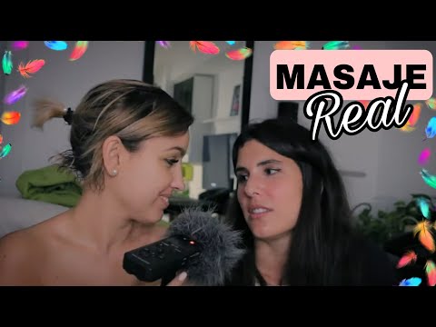 MASAJE CUERPO ENTERO con Claudia SONIDO REAL RELAJANTE