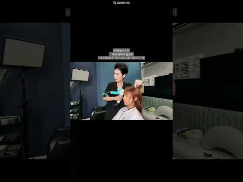 미용실ASMR  #멋내기새치커버  흰머리도 먹으면서 밝게~Hair salon ASMR #Eating cool gray hair while eating white hair~