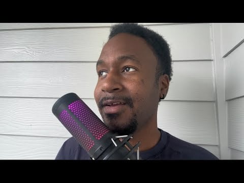 SOME MAN DOING ASMR WHILE IT’S RAINING 