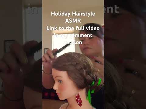 #holiday #hairstyle #asmr #fordeepsleep #foryou #asmrtingles
