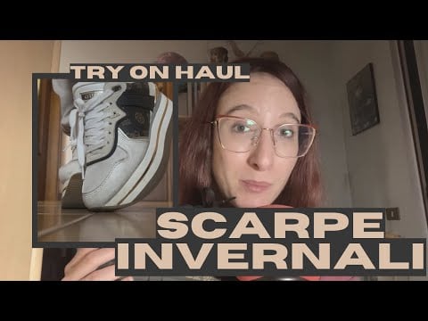 ASMR - TRY ON HAUL TUTTE (o quasi) LE MIE SCARPE INVERNALI 👟🥾 OnlyRED ASMR