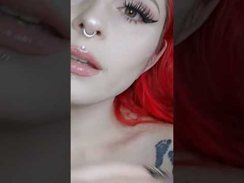 #asmr #positiveaffirmations #positivity #makeup #pov #redhair #piercings #tattoos