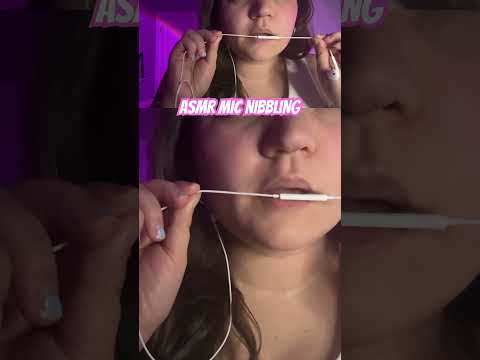 ASMR Mic Nibbling- Apple Headphones #asmr #tingles #asmrtriggers #relax #asmrvideos #mouthsounds