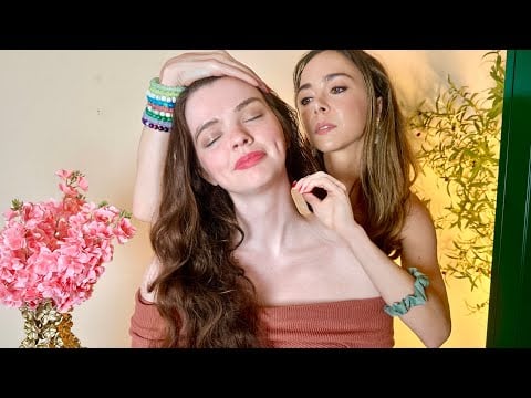 ASMR Ayurvedic Indian Head Massage | Upper Body Tension Relief, Hair & SKin Pulling, Deep Relaxation