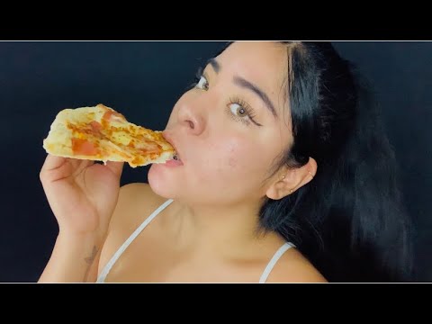 🍕🔥👅ASMR🔥 COMIENDO PIZZA👅🔥 +STRORY TIME “ME BES3 CON UNA MUJER”🍕